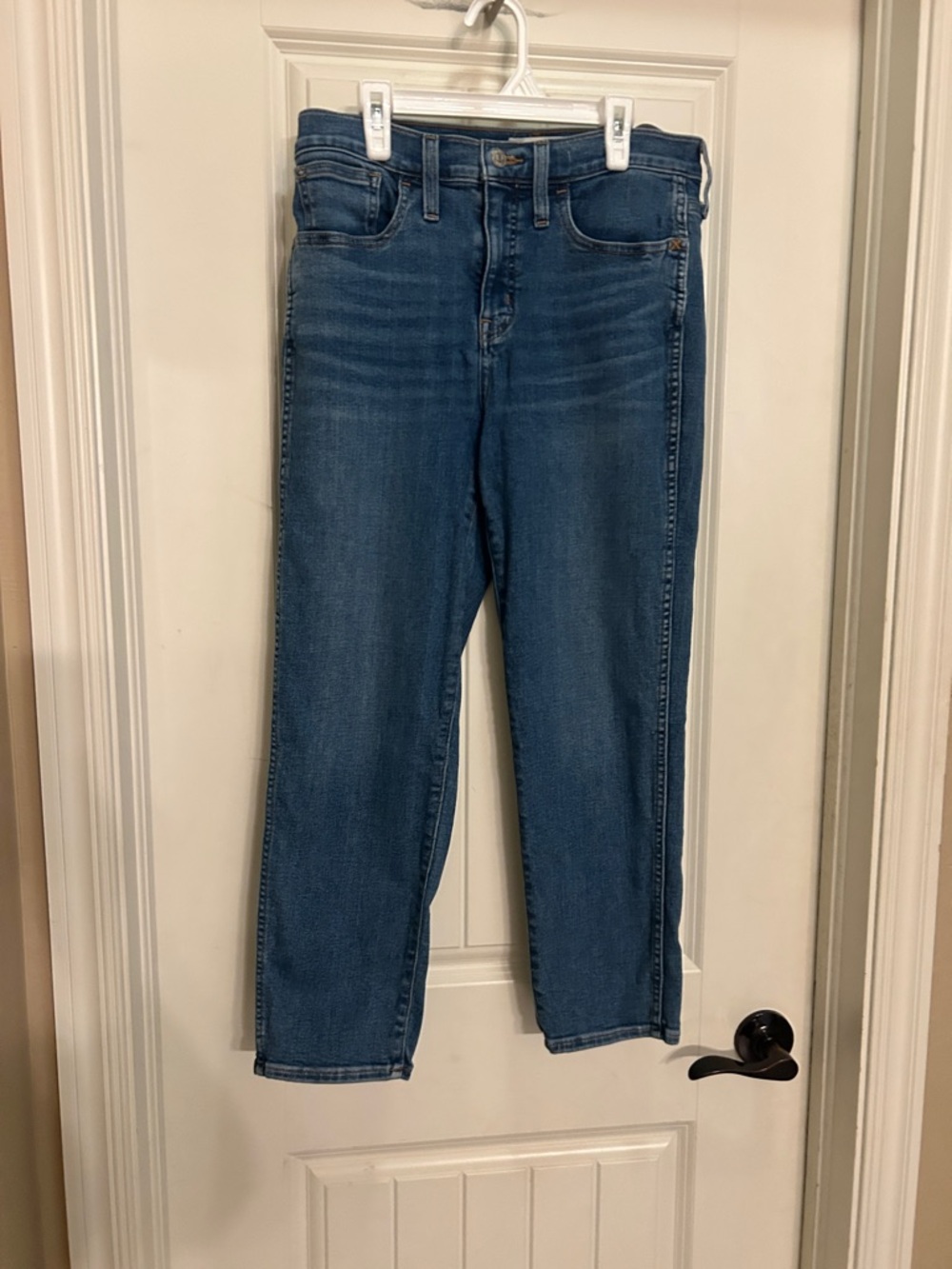 Madewell 29p roadtripper stovepipe Straight Jeans